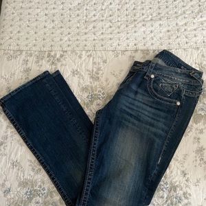 Wide leg jeans